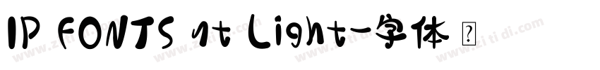 IP FONTS nt Light字体转换